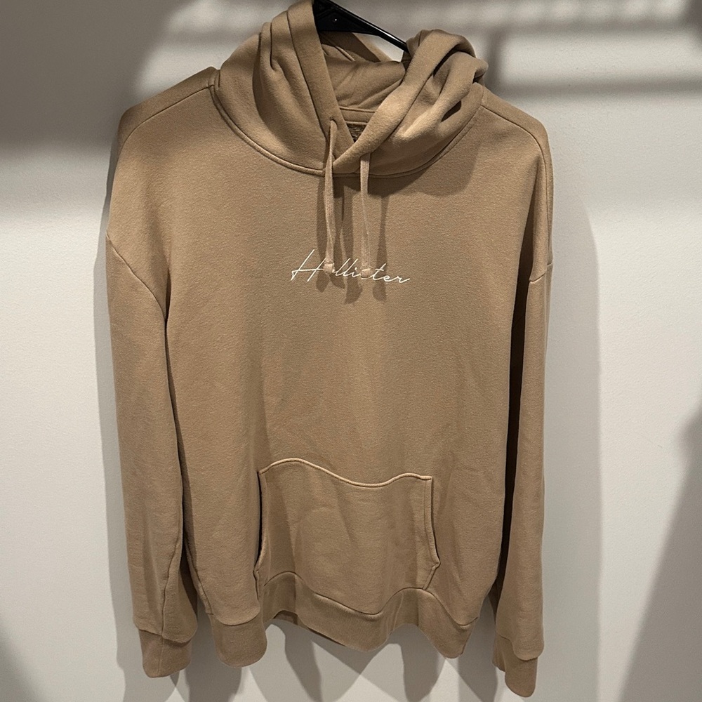 Hollister Beige Hoodie for Men